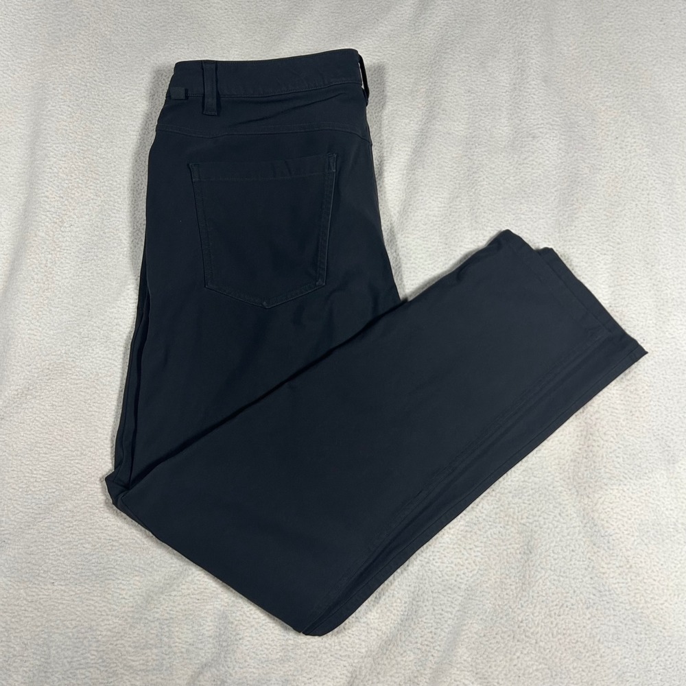 Lululemon ABC Pant Men 31 Grey Warpstreme Classic Fit Five Pocket Trousers